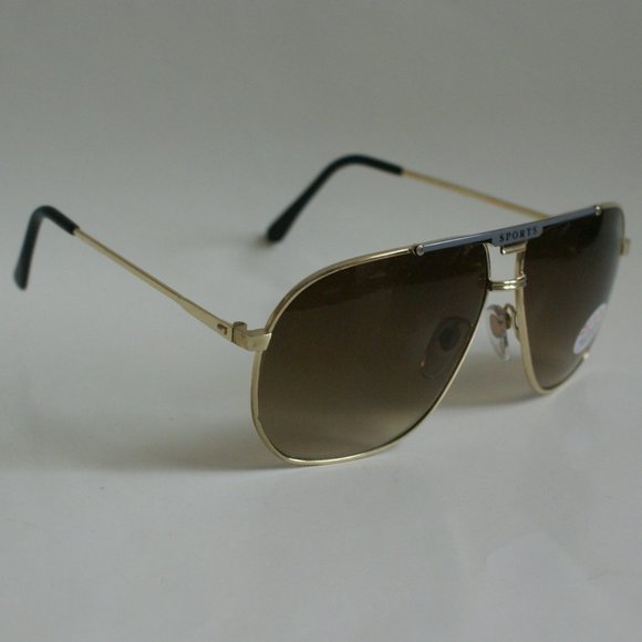 NWT TruVintage 80's Navigator Sports aviator gradient smoke classic sunglasses - Picture 5 of 8